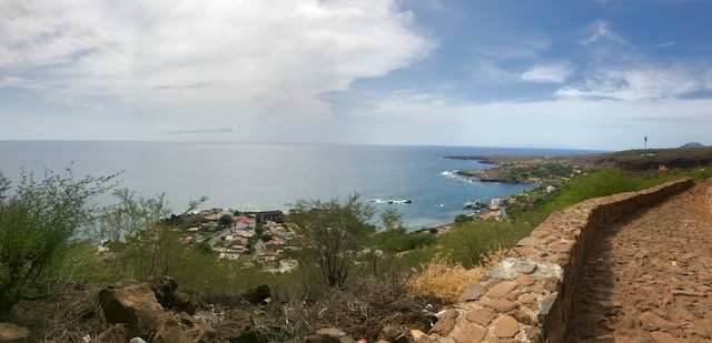 Aussicht von der Festung in Cidade Velha